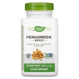Fenugreek Seed, 610 mg, (320 Vegan Capsules) - Nature&apos;s Way,