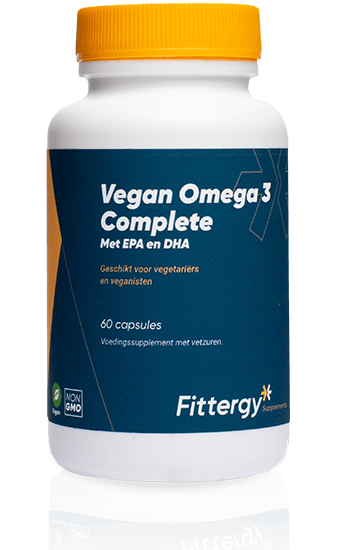 Omega 3 Vegan 150 mg DHA 75 mg EPA (60 gelcapsules) - Fittergy