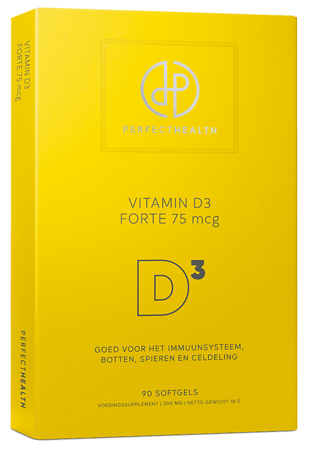 Vitamin D3 Forte 75 mcg - 90 stuks - kwartaal
